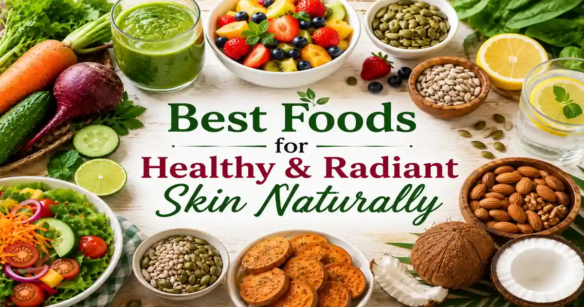 Best foods for healthy and radiant skin naturally